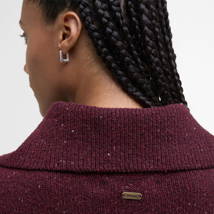 Barbour Ladies Lavensdale Half Zip Knitted Jumper