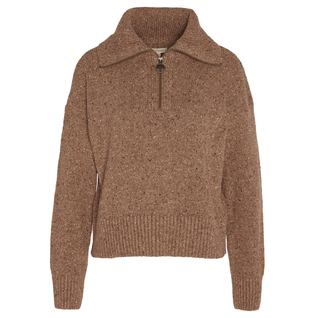 Barbour Ladies Lavensdale Half Zip Knitted Jumper