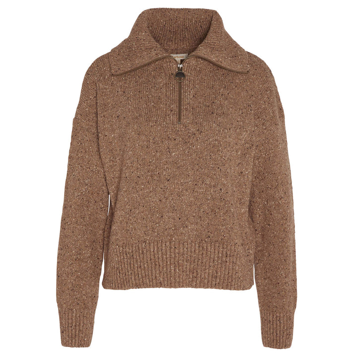 Barbour Ladies Lavensdale Half Zip Knitted Jumper