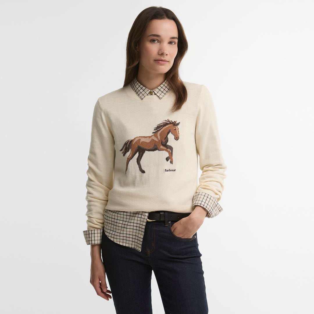 Barbour Ladies Homeswood Knitted Jumper