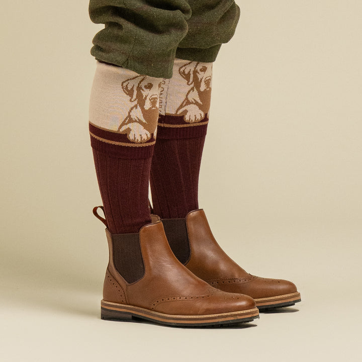 Waring Brooke Loyal Labrador Socks