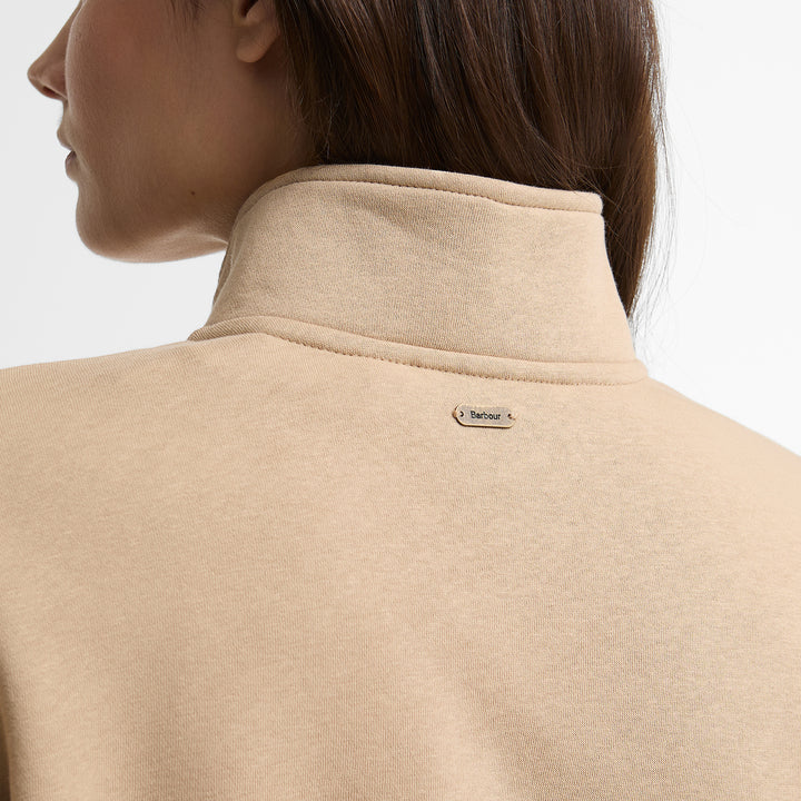 Barbour Ladies Zaria Half Zip Sweatshirt