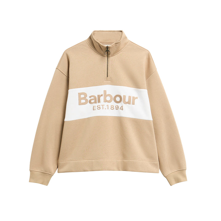 Barbour Ladies Zaria Half Zip Sweatshirt