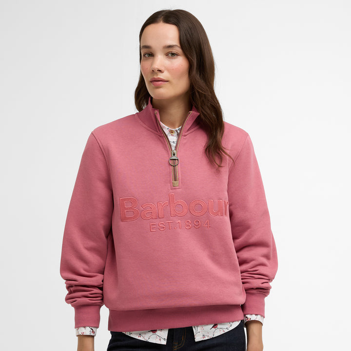 Barbour Ladies Cynthia Half Zip Sweatshirt