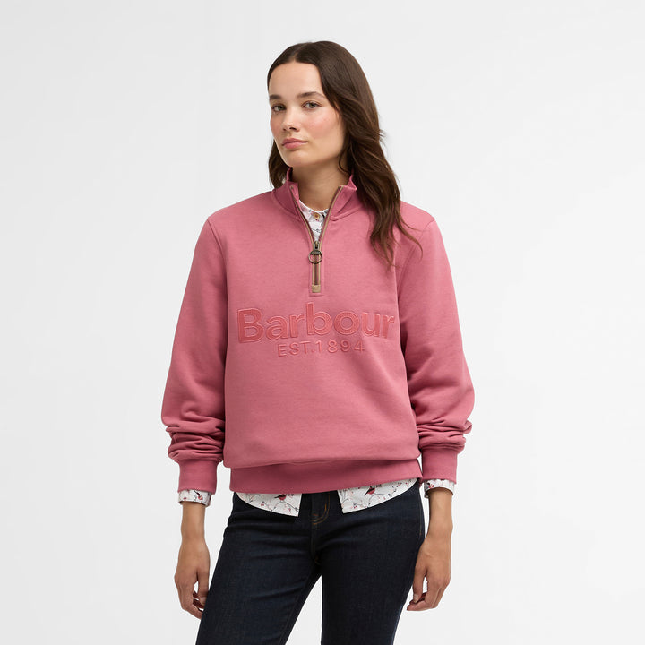 Barbour Ladies Cynthia Half Zip Sweatshirt