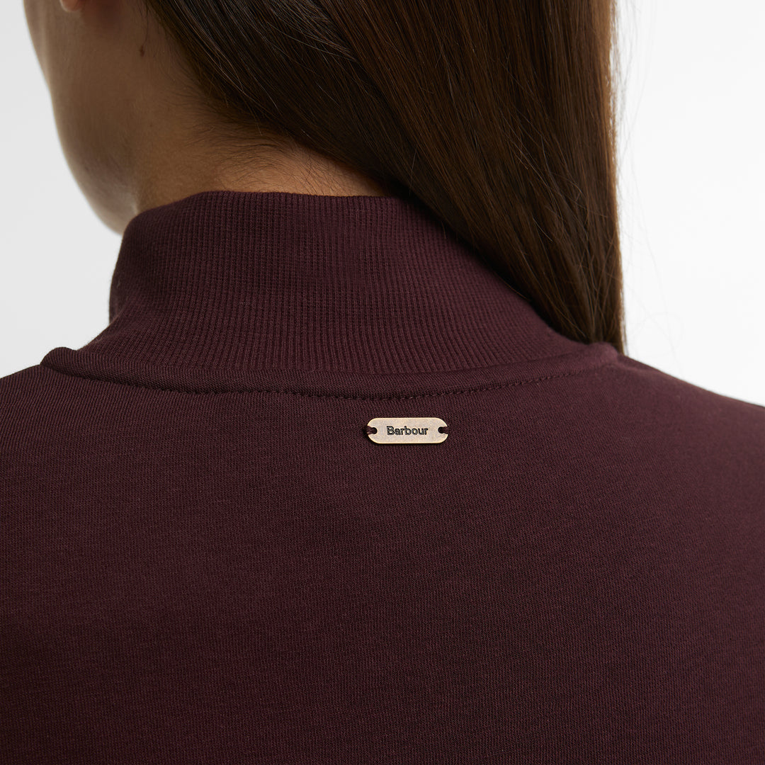 Barbour Ladies Cynthia Half Zip Sweatshirt