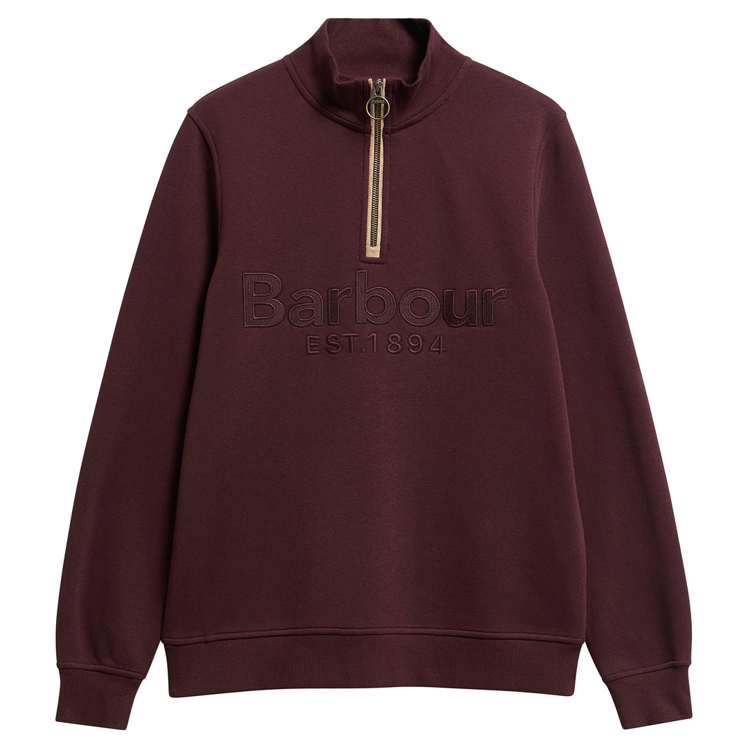 Barbour Ladies Cynthia Half Zip Sweatshirt