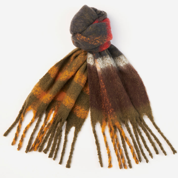 Barbour Ladies Isla Tartan Boucle Scarf