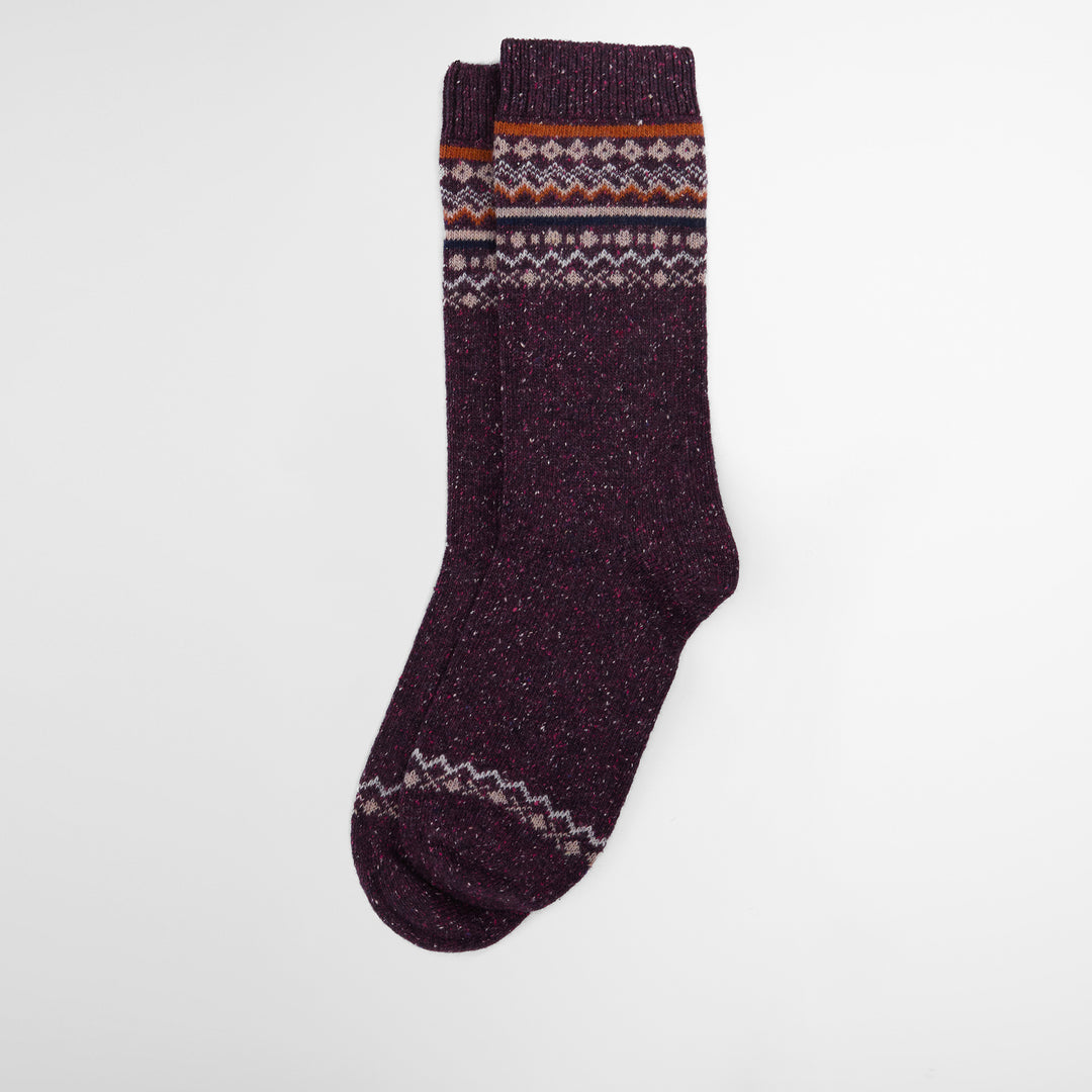 Barbour Ladies Anaise Fair Isle Sock