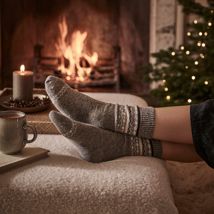 Barbour Ladies Anaise Fair Isle Sock