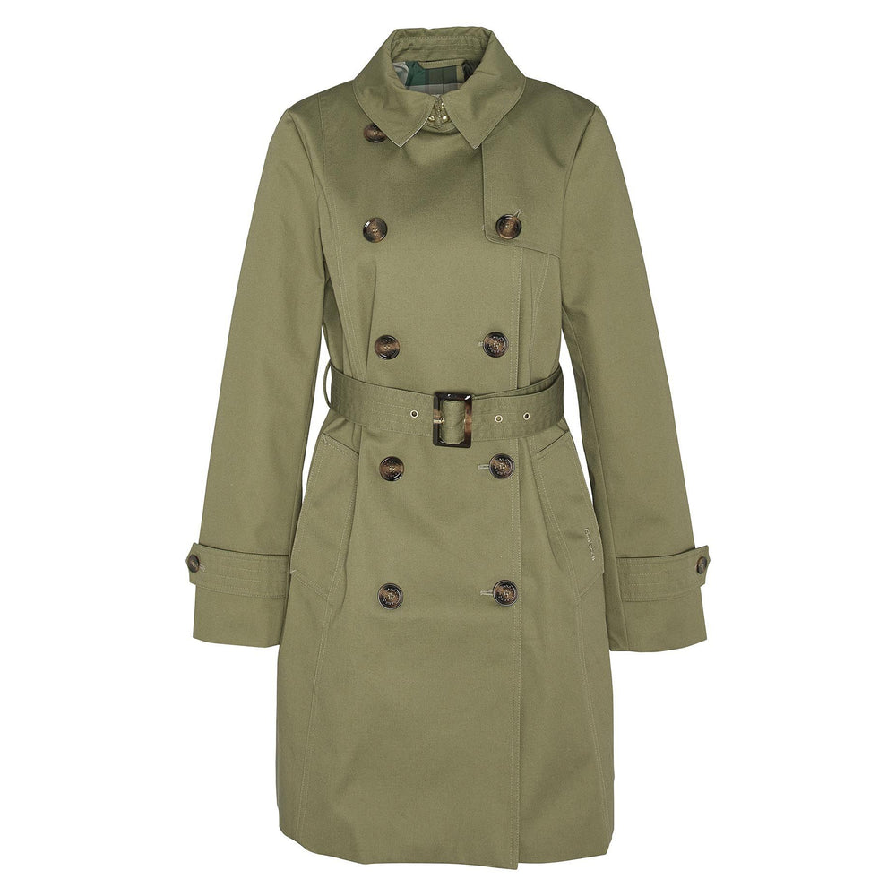 Barbour Ladies Short Greta Showerproof Jacket#Green