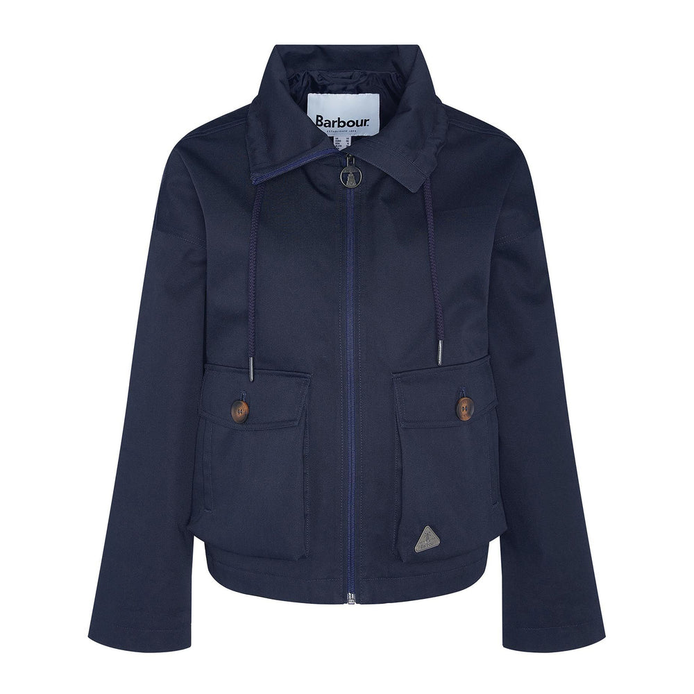 Barbour Ladies Fairbourne Showerproof Jacket in Navy#Navy