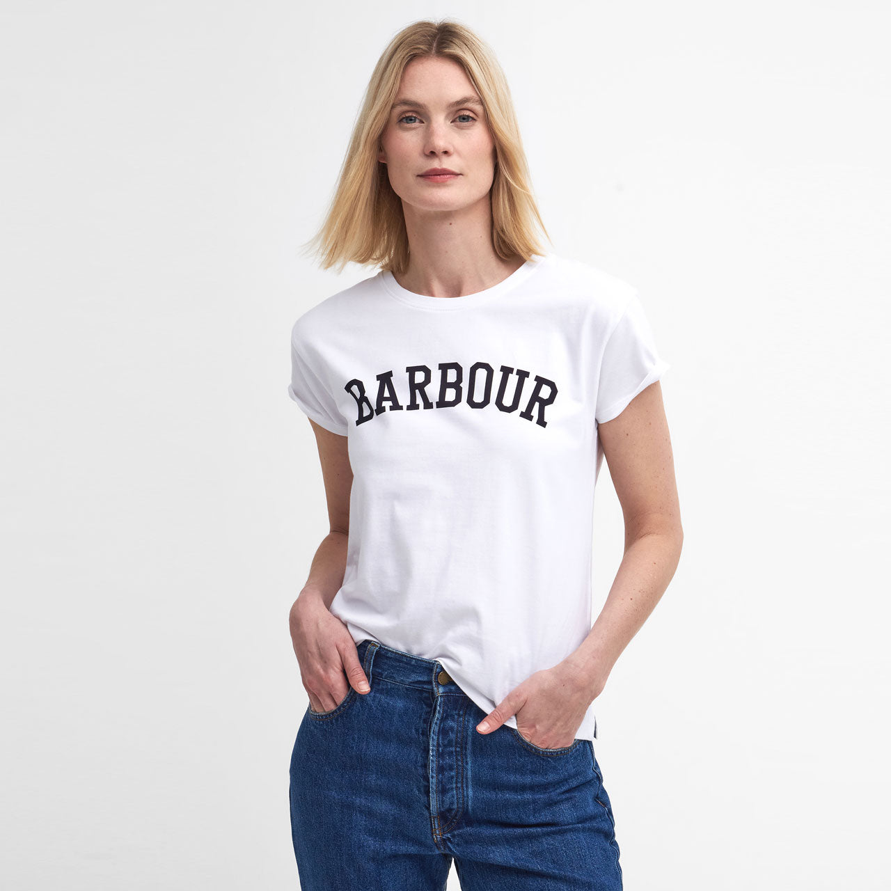 Barbour t shirt ladies on sale