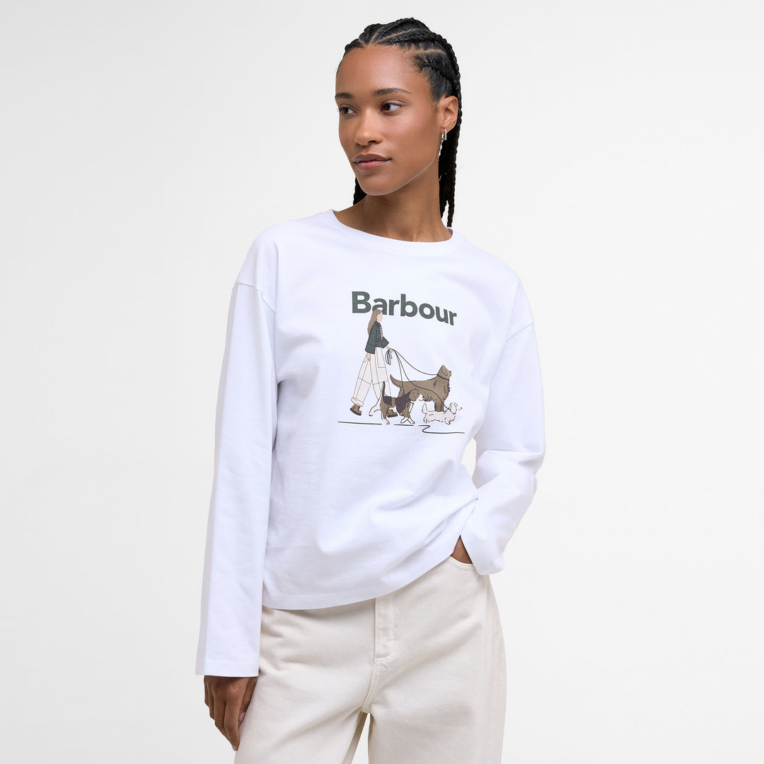 Barbour Ladies Woodhouse Long Sleeve T-Shirt