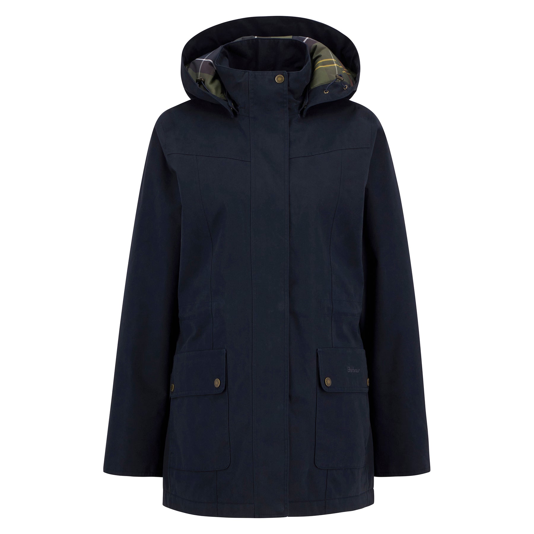 Barbour Ladies Buttercup Waterproof Jacket Deep Navy/Classic