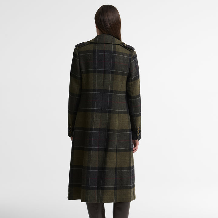 Barbour Ladies Cottesmore Checked Wool Coat