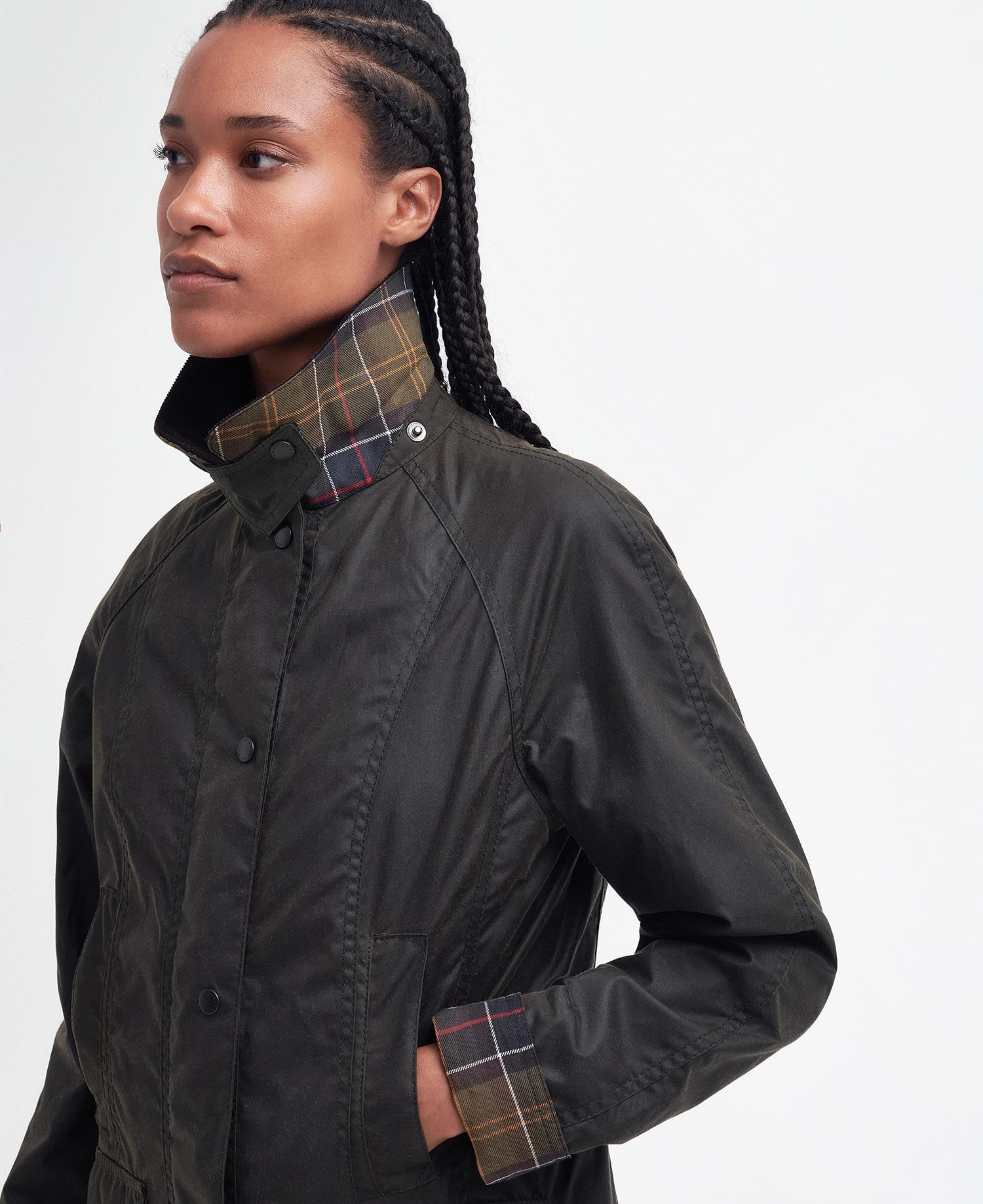 Barbour ladies black jacket best sale