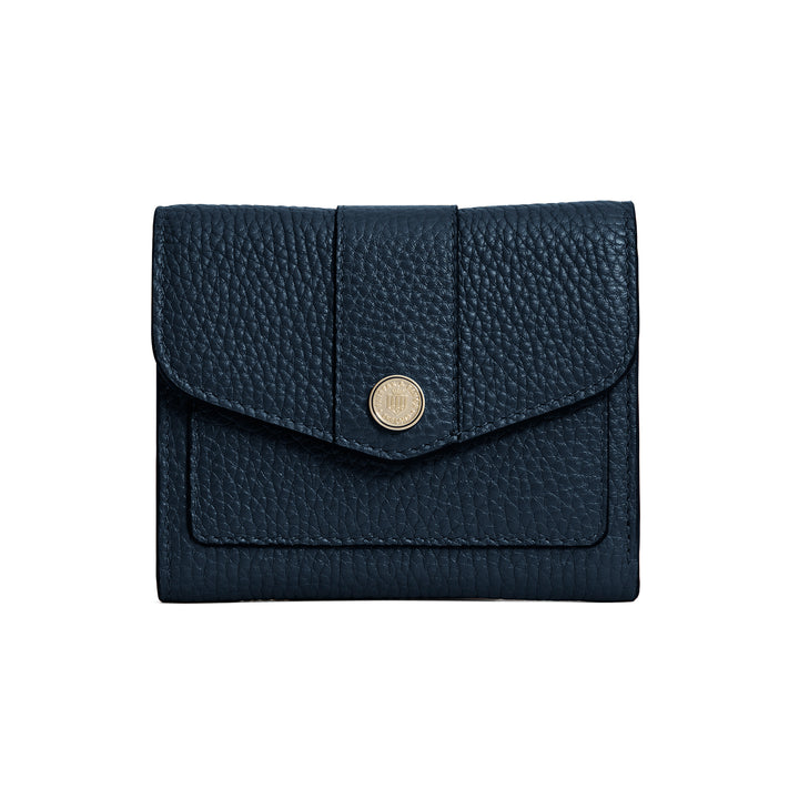 Fairfax & Favor Langford Button Purse - Teal Leather
