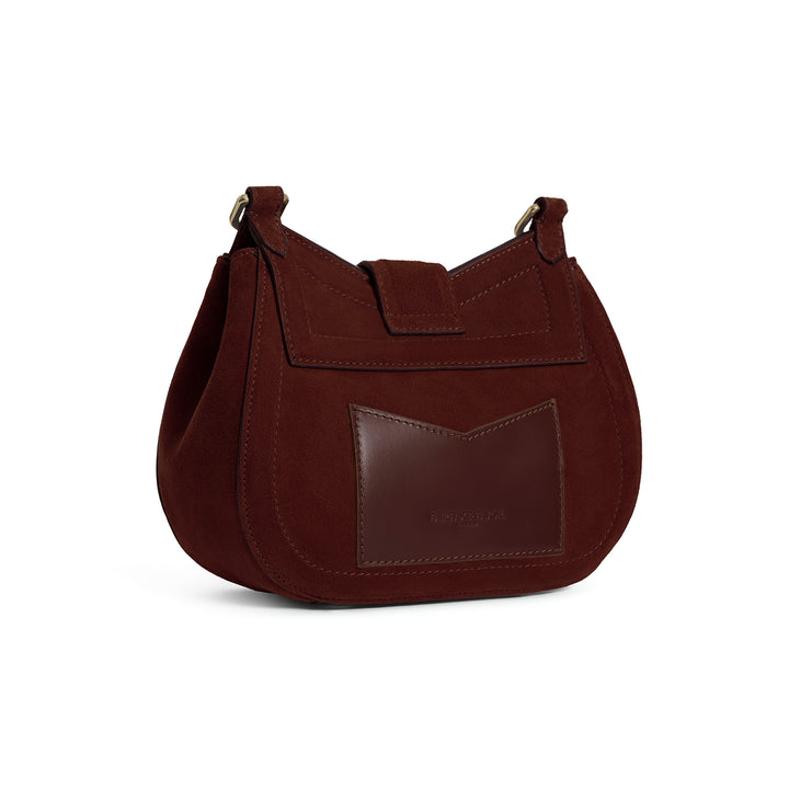 Fairfax & Favor Langham Messenger Bag - Port Suede