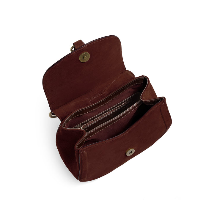 Fairfax & Favor Langham Messenger Bag - Port Suede