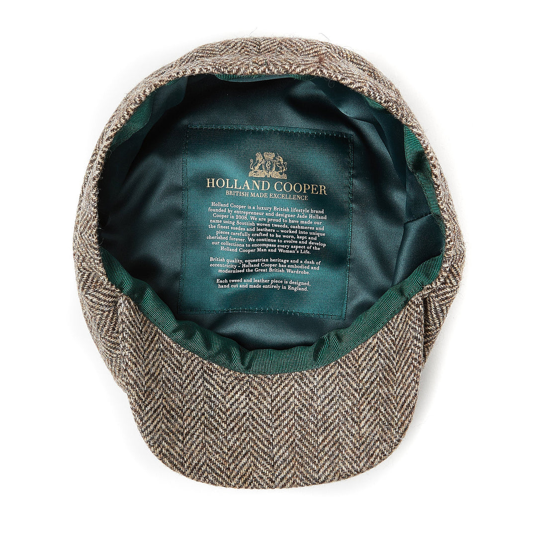 Holland Cooper Baker Boy Tweed Cap