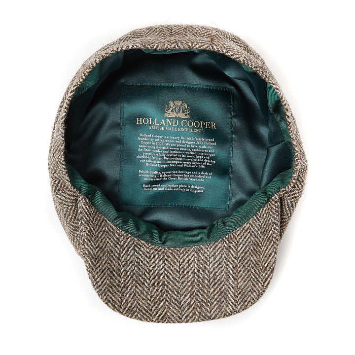 Holland Cooper Baker Boy Tweed Cap
