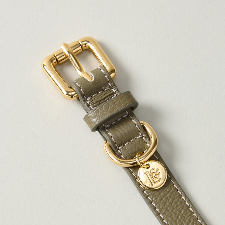 Lily & Leo Leather Flat Collar