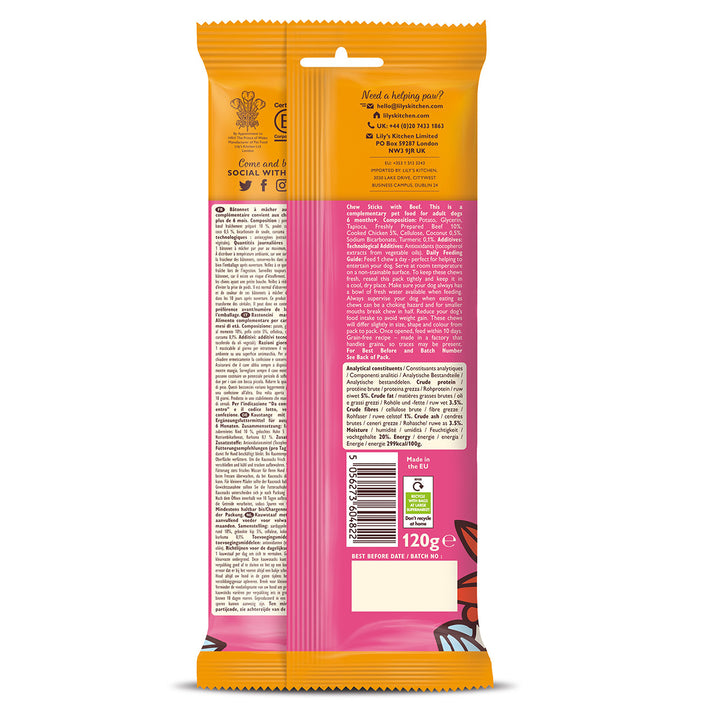 Lily's Kitchen Chew Beef Sticks