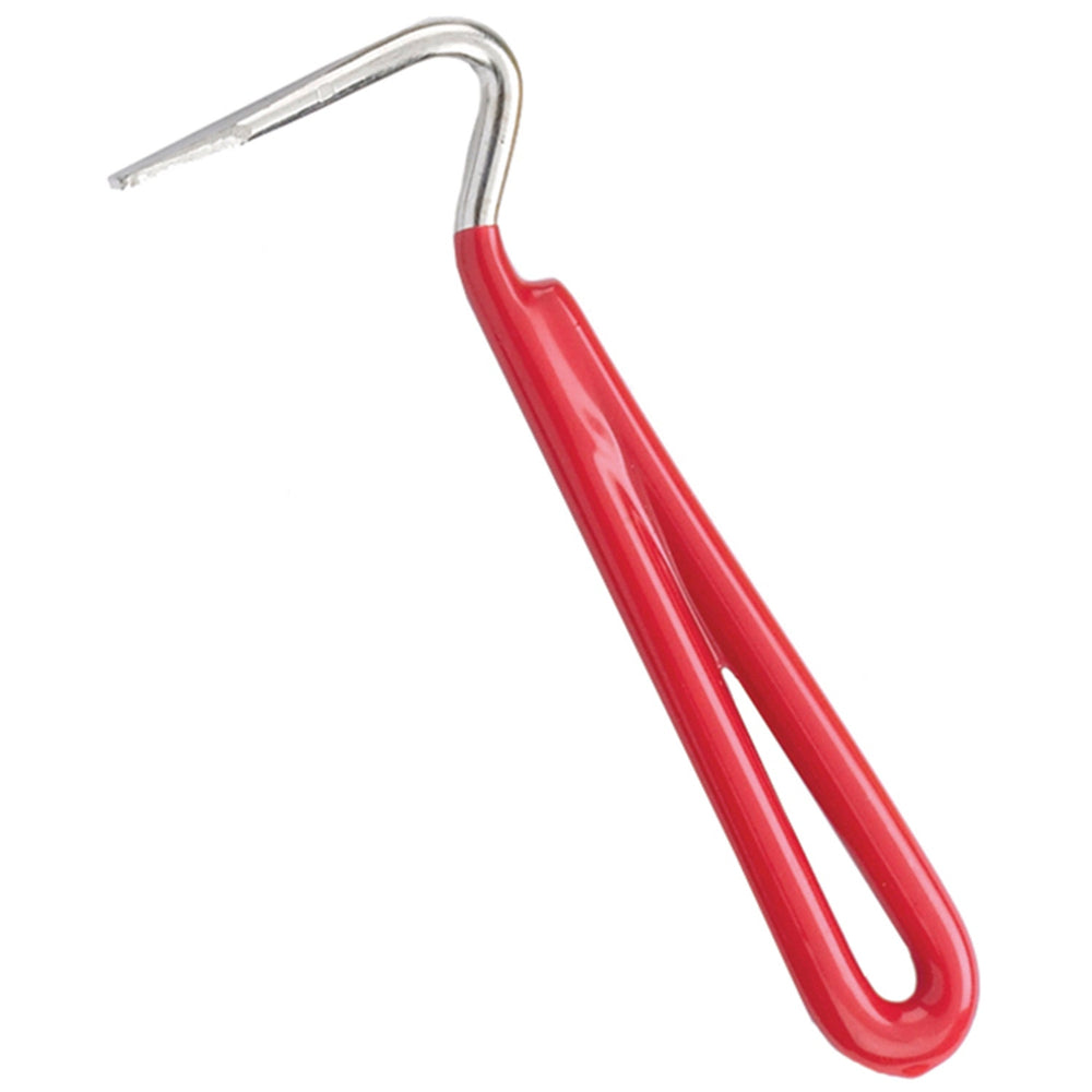 Lincoln Economy Metal Hoof Pick Red