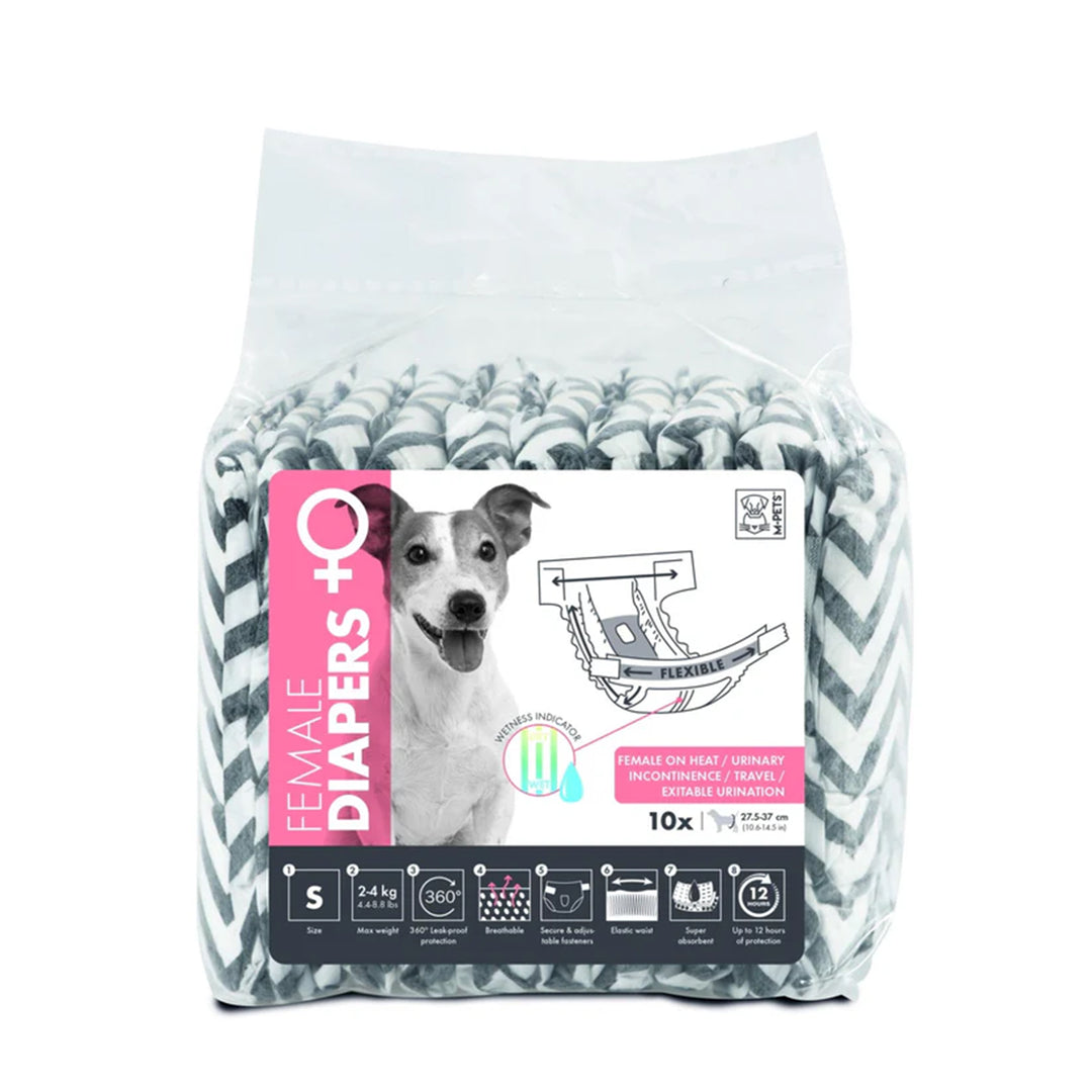 M-PETS Female Dog Diapers#Small