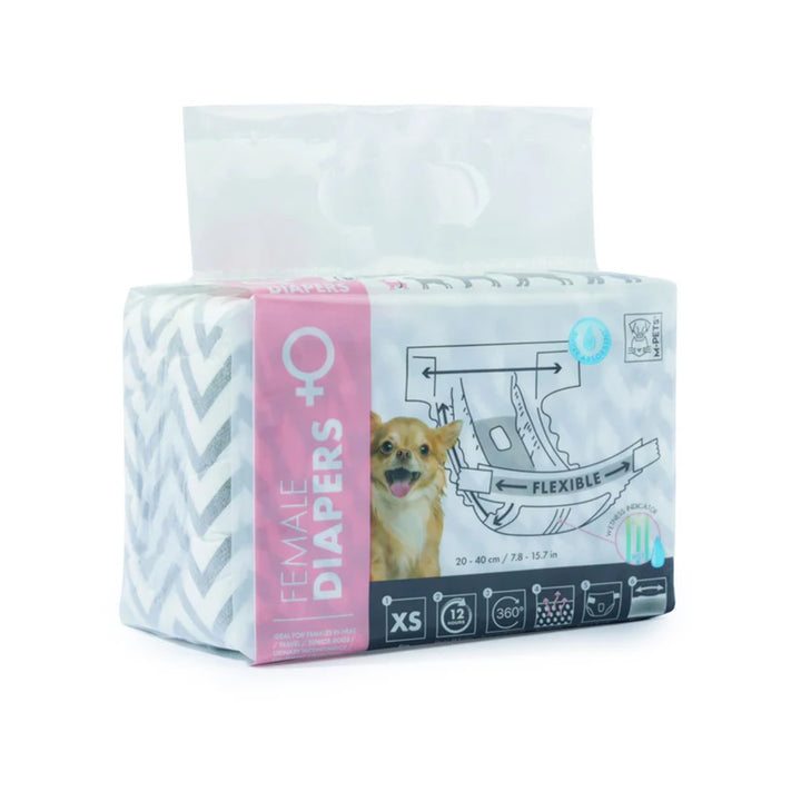 M-PETS Female Dog Diapers#X Small