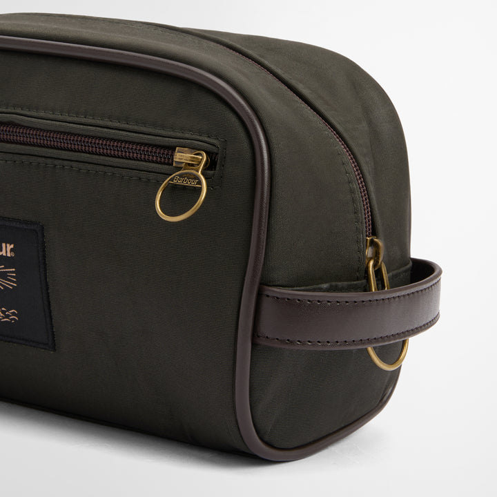Barbour Mens Wax Washbag
