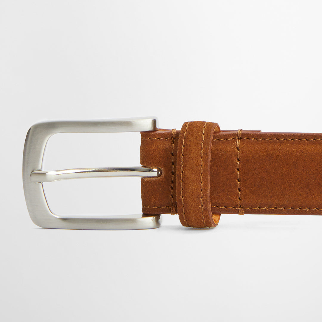 Barbour Mens Spey Suede Leather Belt