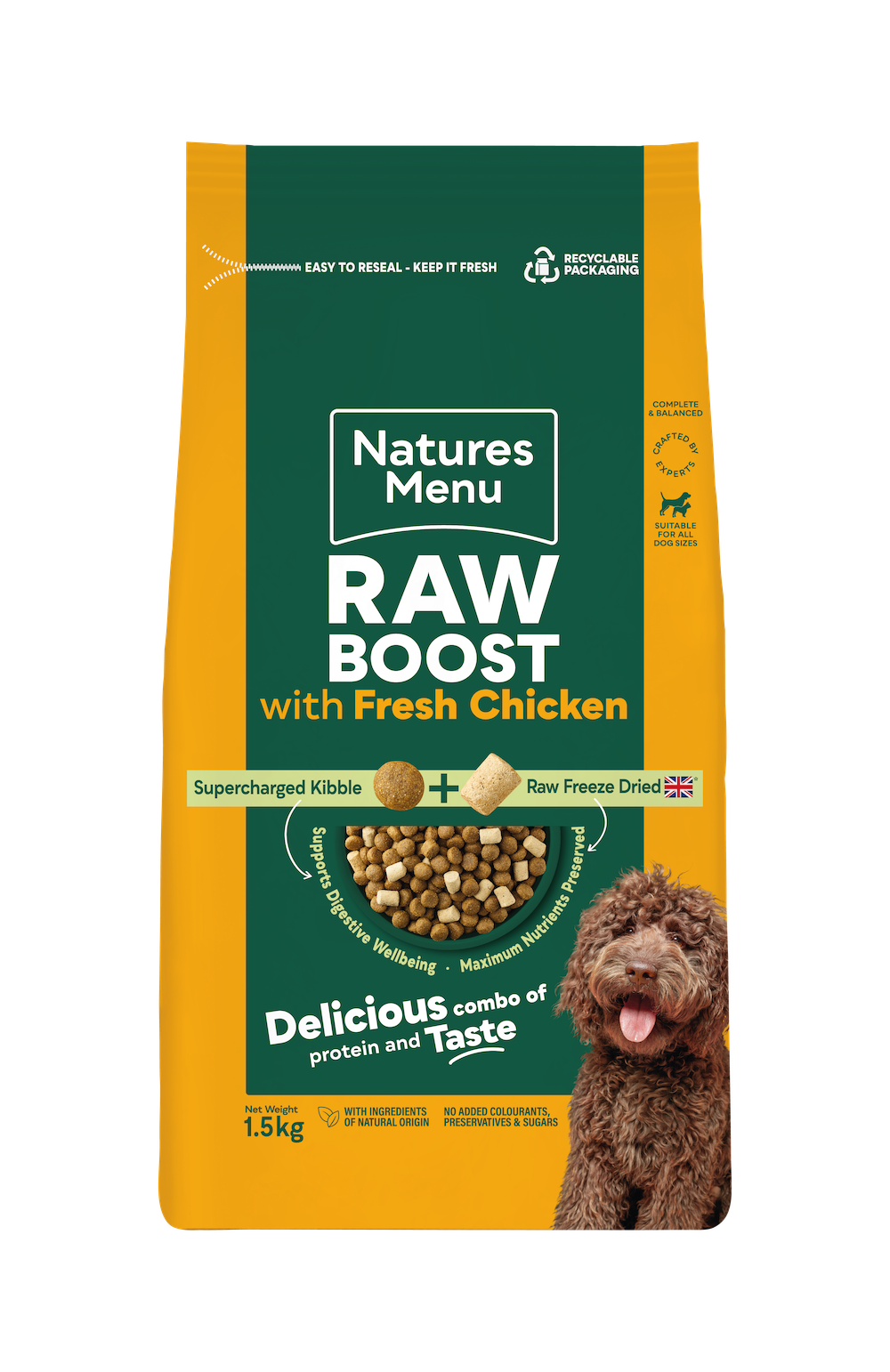 Natures Menu Raw Boost with Fresh Chicken