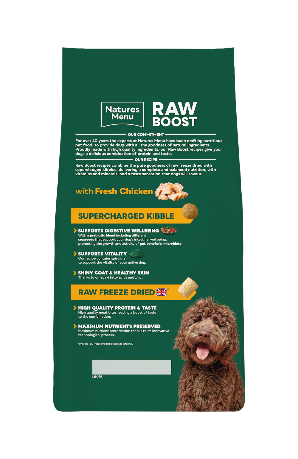 Natures Menu Raw Boost with Fresh Chicken