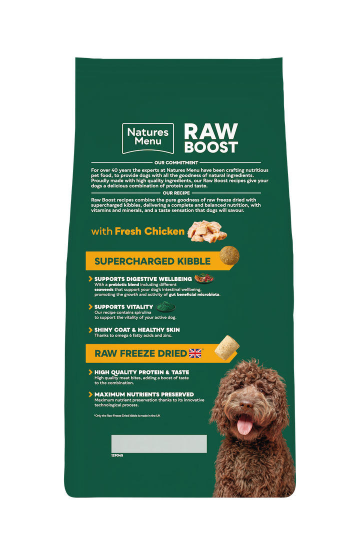 Natures Menu Raw Boost with Fresh Chicken