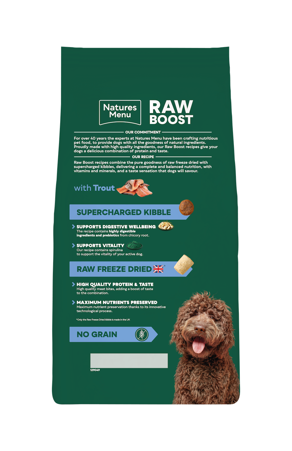 Natures Menu Raw Boost with Trout
