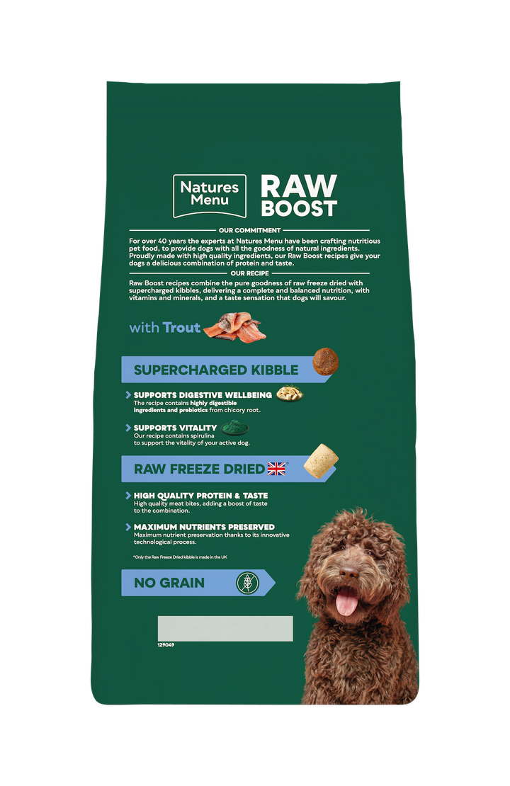 Natures Menu Raw Boost with Trout