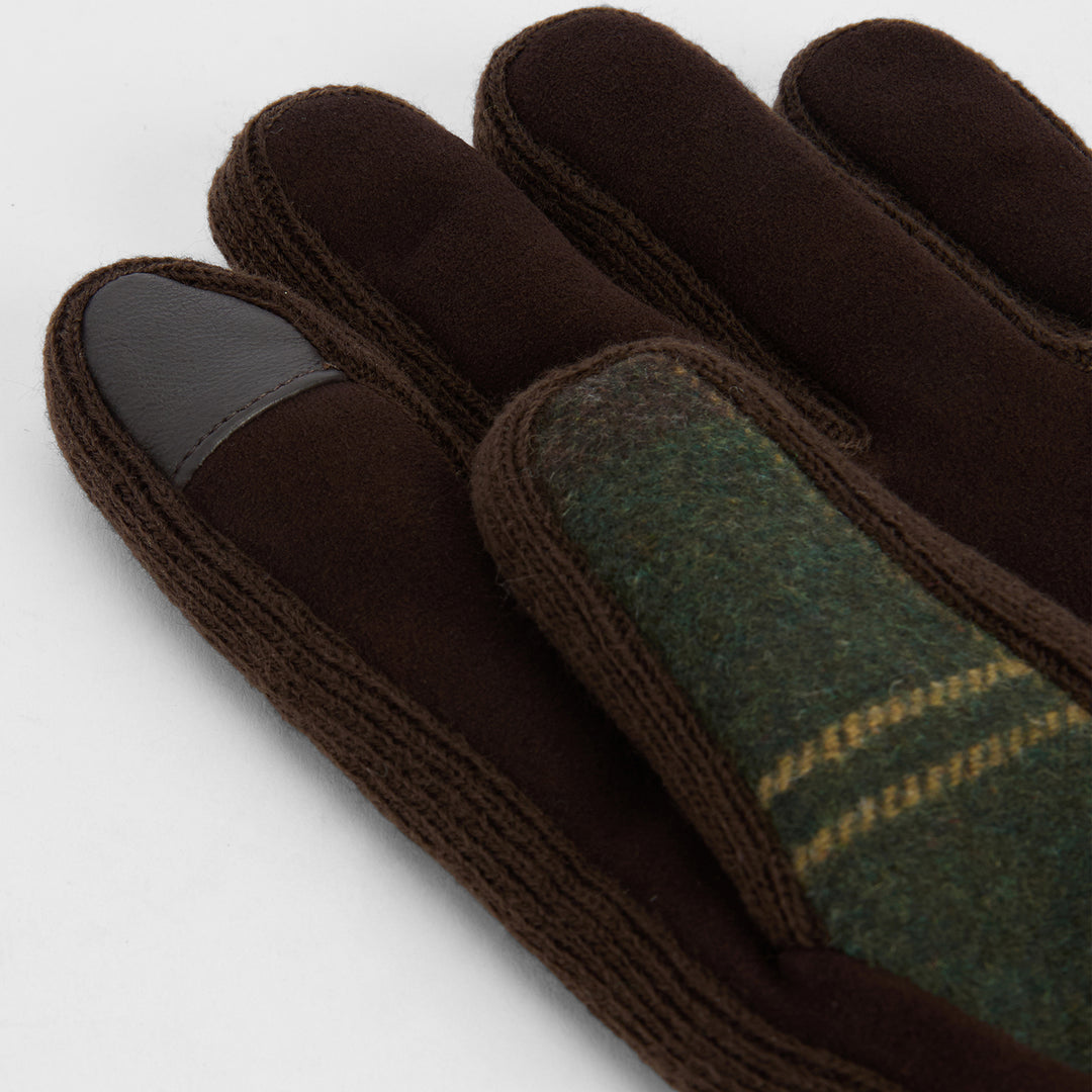 Barbour Mens Hackney Tartan Gloves