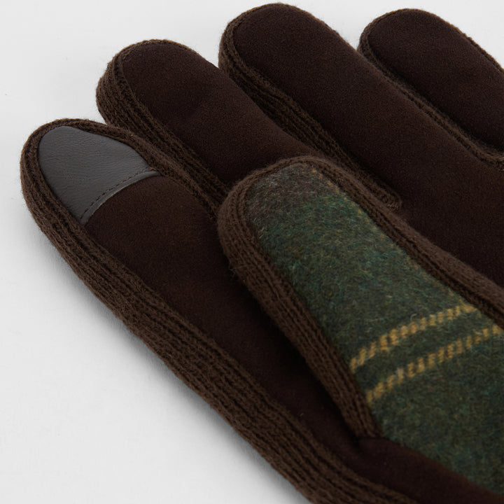Barbour Mens Hackney Tartan Gloves