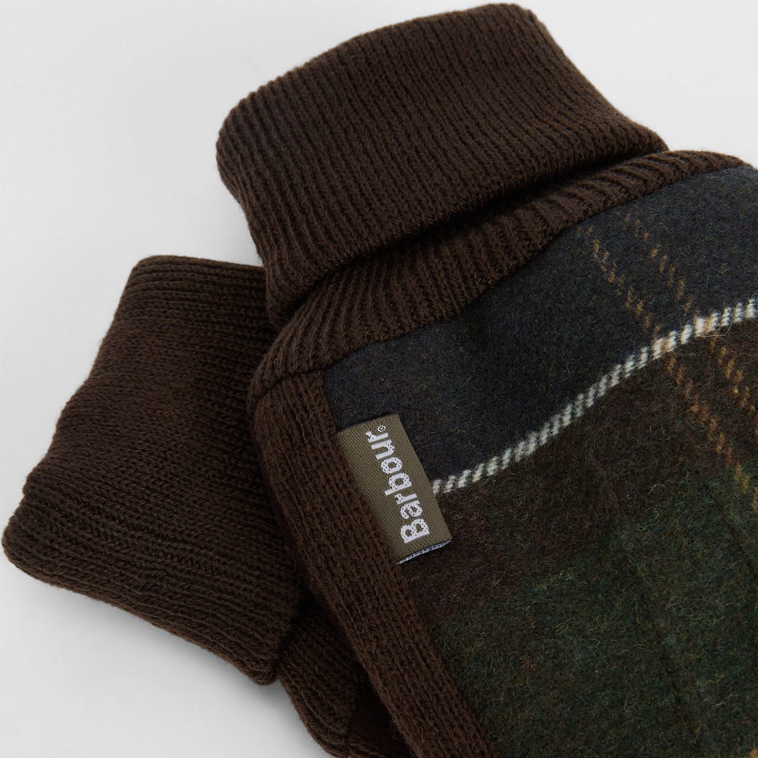 Barbour Mens Hackney Tartan Gloves