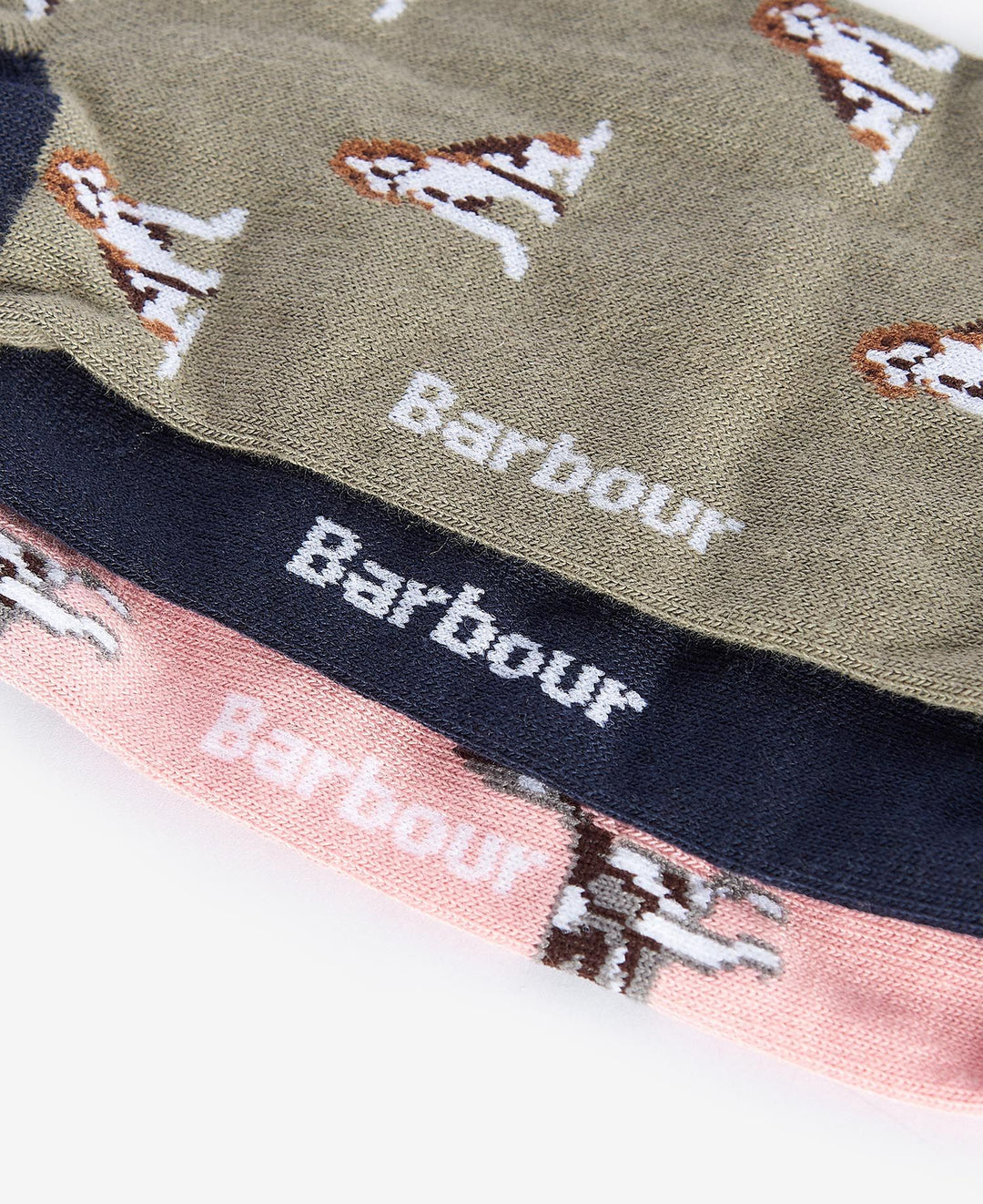Barbour Mens Multi Dog Sock Set