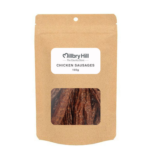 Millbry Hill Chicken Sausages Dog Treats