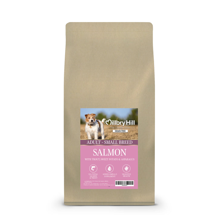 Millbry Hill Grain Free Adult Small Breed Dog with Salmon, Trout, Sweet Potato & Asparagus