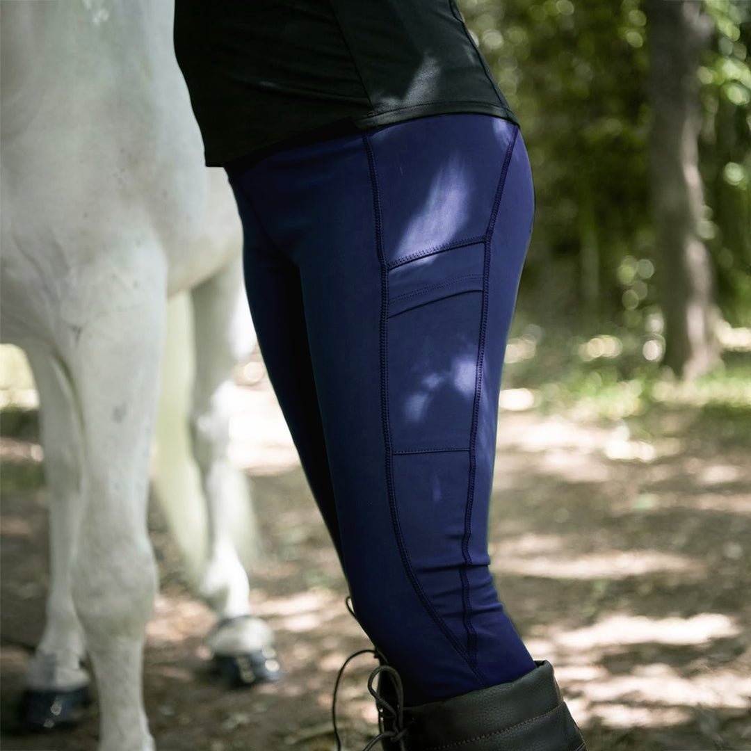 Millbry Hill Ladies Riding Tights with Gel Full Seat