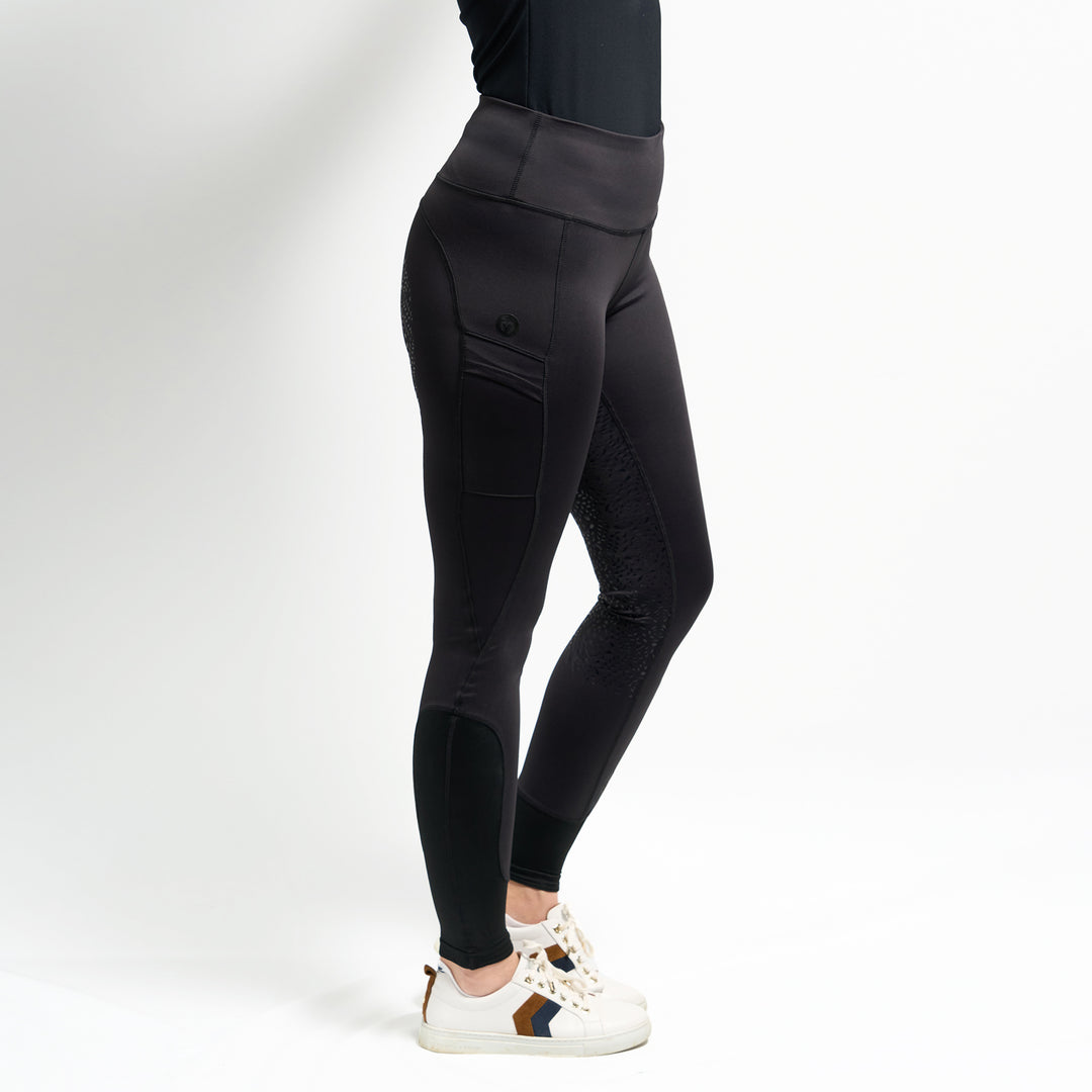 Millbry Hill Ladies Riding Tights with Gel Full Seat