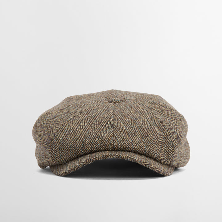 Barbour Mens Fyne Tweed Baker Boy Cap