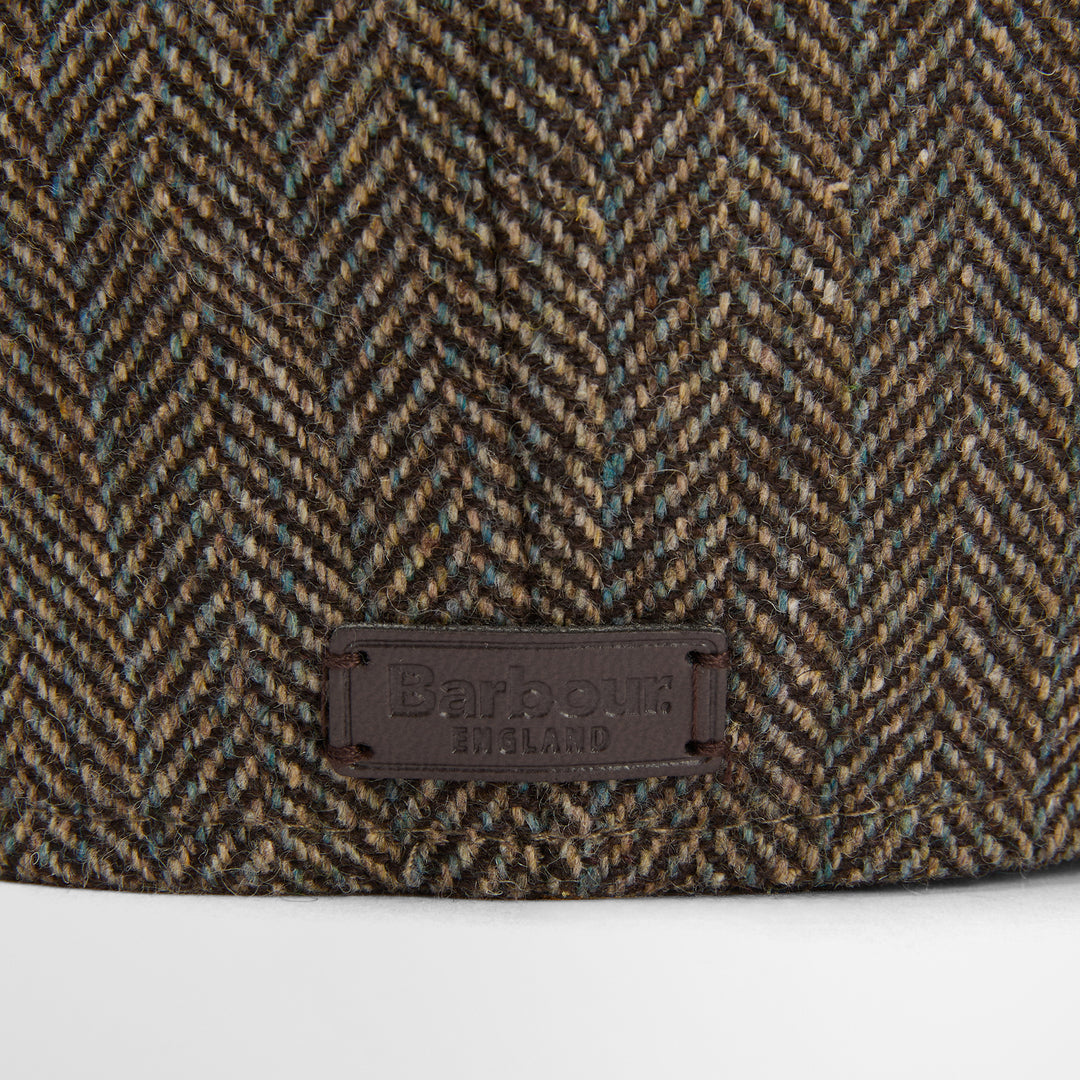 Barbour Mens Fyne Tweed Baker Boy Cap