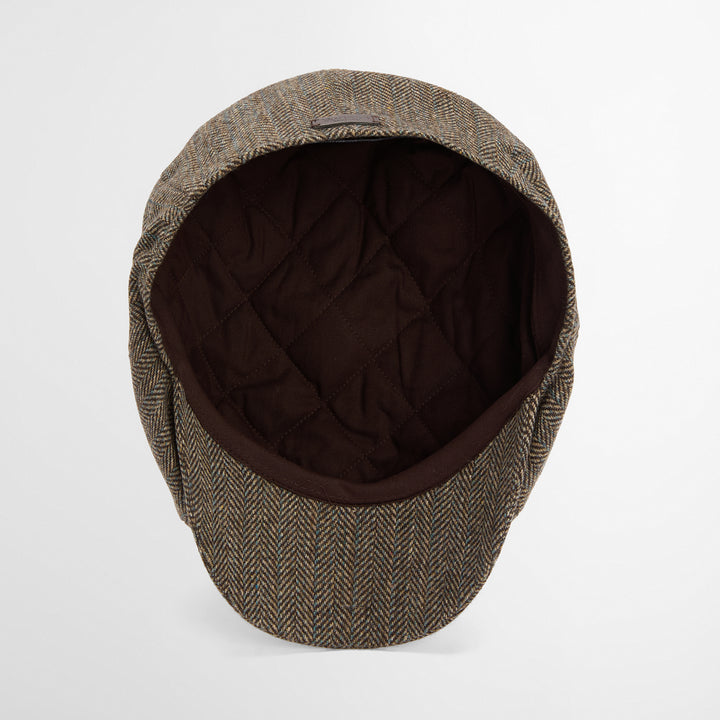 Barbour Mens Fyne Tweed Baker Boy Cap