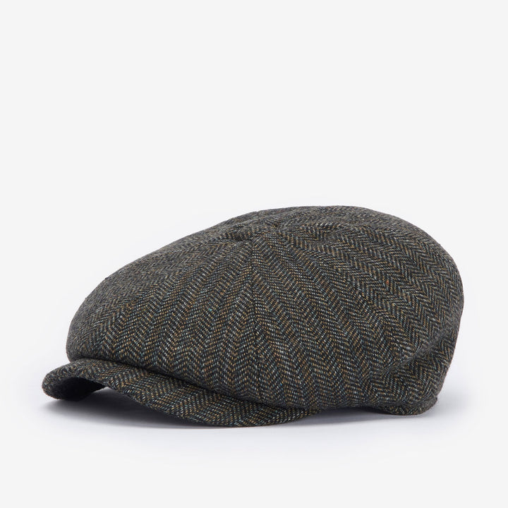 Barbour Mens Fyne Tweed Baker Boy Cap